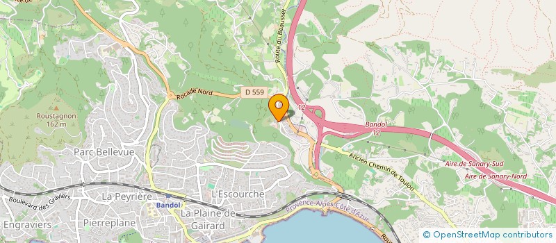 localisation de l'entreprise EURL TECH PLUS à BANDOL