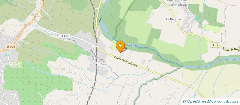 localisation de l'entreprise EURL TECHNIC AUTO  SAINT-AMBROIX