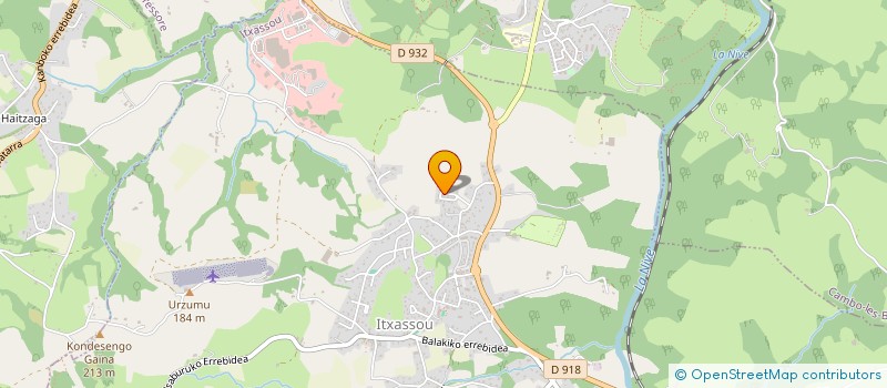 localisation de l'entreprise EURL TECHNIKA à ITXASSOU