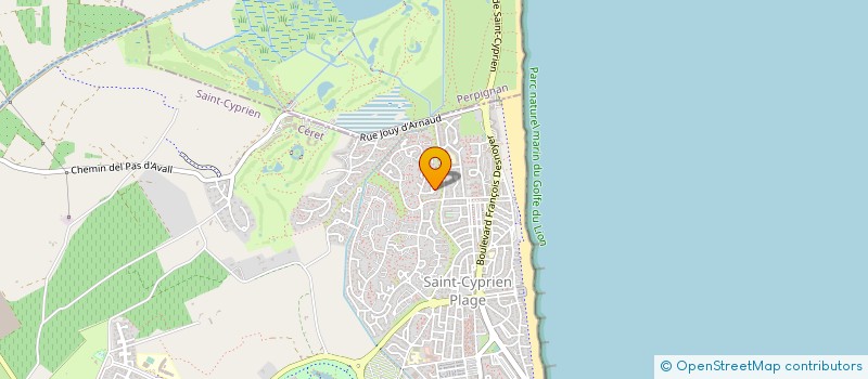 localisation de l'entreprise EURL TECHPROFROID  SAINT-CYPRIEN