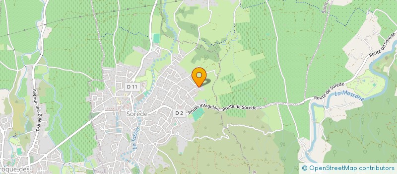 localisation de l'entreprise EURL TEIXEIRA PHILIPPE  SOREDE