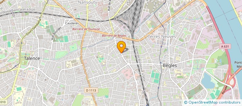 localisation de l'entreprise EURL TELE HIFI MENAGER à BEGLES