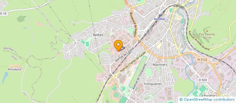 localisation de l'entreprise EURL TEMA à AURILLAC