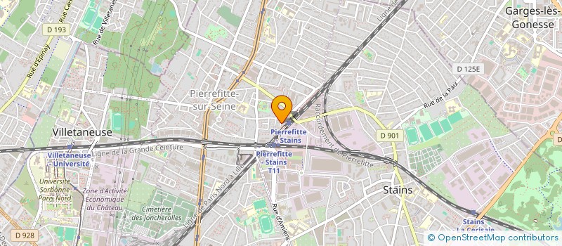 localisation de l'entreprise EURL TEMPO SECURITE à PIERREFITTE-SUR-SEINE