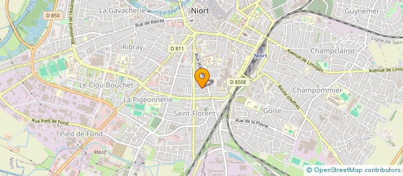 localisation de l'entreprise EURL TENDANCE NATURE à NIORT