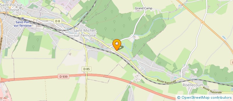 localisation de l'entreprise EURL TENDRE ENFANCE à SAINT-POL-SUR-TERNOISE