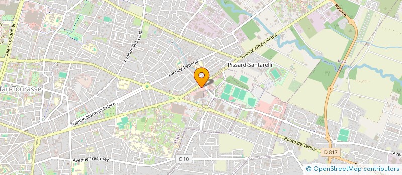localisation de l'entreprise EURL TEP INVEST à PAU