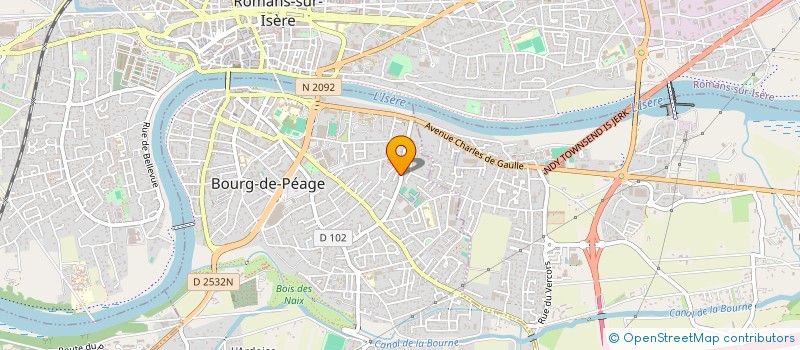 localisation de l'entreprise EURL TEPPAZ JEAN-CLAUDE à BOURG-DE-PEAGE