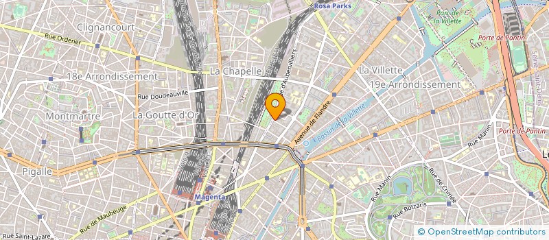 localisation de l'entreprise EURL TERINDE  PARIS