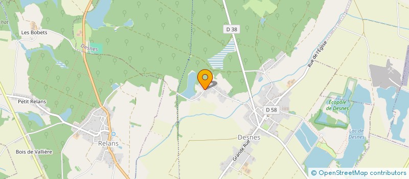 localisation de l'entreprise EURL TERON FRANCOIS  DESNES
