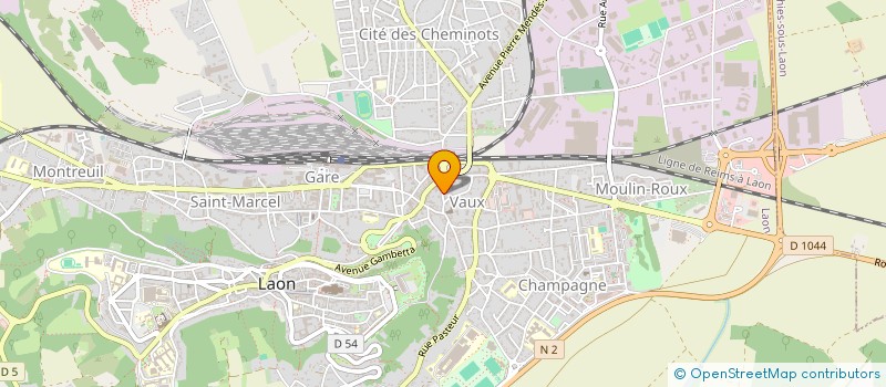 localisation de l'entreprise EURL TERRE ET CULTURE à LAON