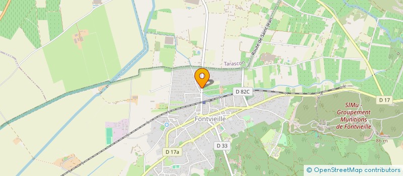 localisation de l'entreprise EURL  TERROIR DE LA VALLEE DES BAUX  FONTVIEILLE