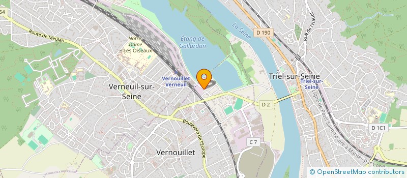 localisation de l'entreprise EURL TEVA à VERNOUILLET