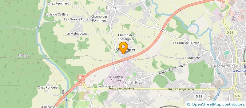 localisation de l'entreprise EURL TEXIER à RIVIERES