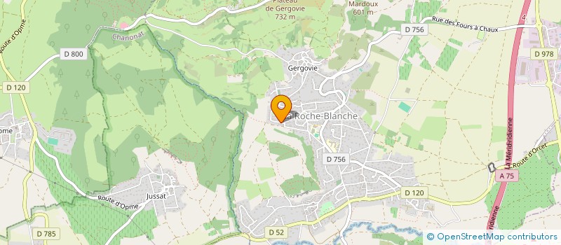 localisation de l'entreprise EURL THEROND CARRELAGE ET RENOVATION à LA ROCHE-BLANCHE