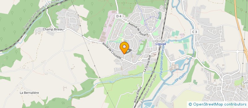 localisation de l'entreprise EURL THIB RENOV  LIGUGE