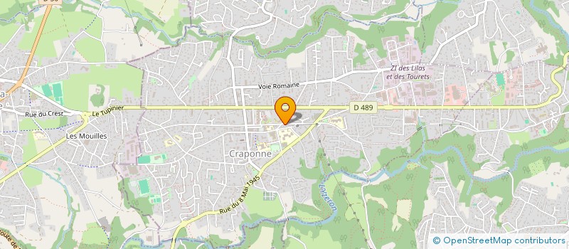 localisation de l'entreprise EURL THIBAULT HUS  CRAPONNE