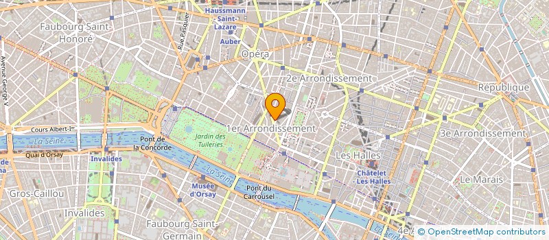 localisation de l'entreprise EURL THIBAUT RAVISE BACHELLERIE CONSEIL à PARIS