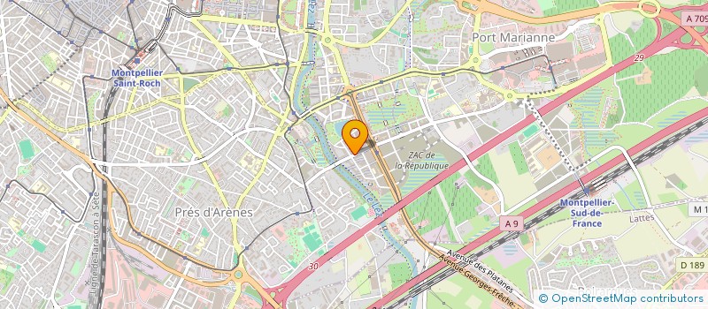 localisation de l'entreprise EURL THIDUC à MONTPELLIER