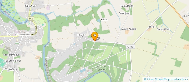 localisation de l'entreprise EURL THIERRY DANIEL CHARPENTE COUVERTURE  PLESSE