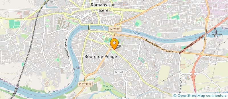 localisation de l'entreprise EURL THIERRY FOUREL  BOURG-DE-PEAGE