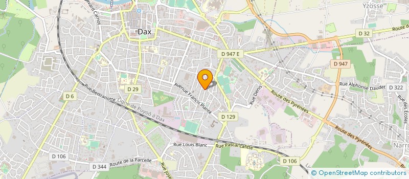 localisation de l'entreprise EURL THIERRY LAMARQUE à DAX