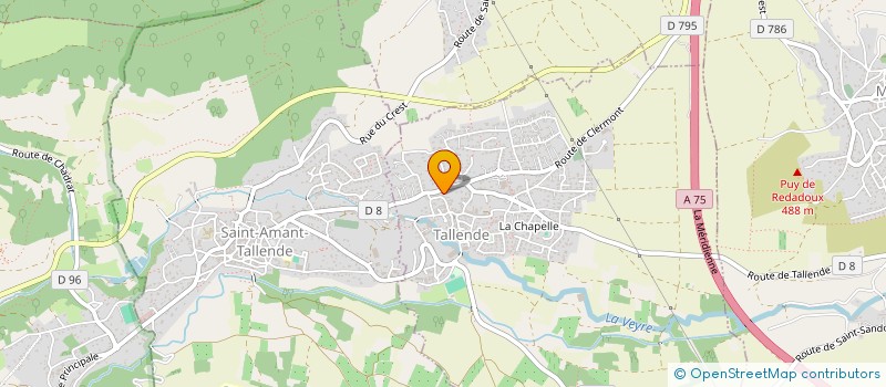 localisation de l'entreprise EURL THIERRY LESCOUTTE  TALLENDE