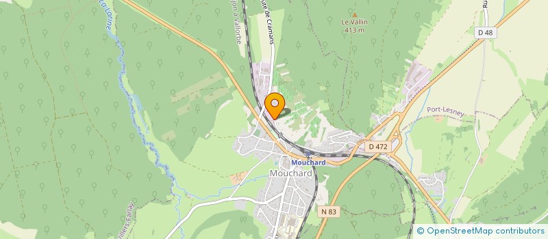 localisation de l'entreprise EURL THIRION  MOUCHARD