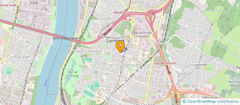 localisation de l'entreprise EURL TIB FRET à LORMONT