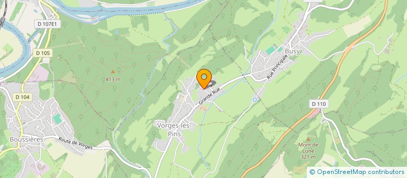 localisation de l'entreprise EURL TIHURA  VORGES-LES-PINS