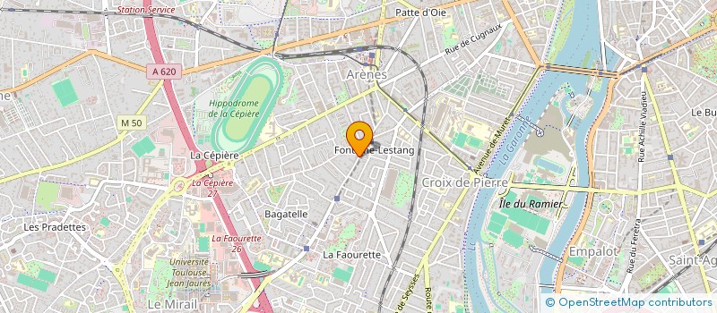 localisation de l'entreprise EURL TINA PIZZA à TOULOUSE