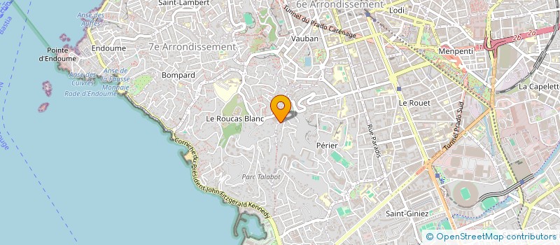 localisation de l'entreprise EURL TINAUX  MARSEILLE