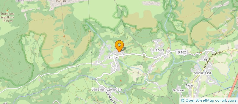 localisation de l'entreprise EURL TINE  SALLES