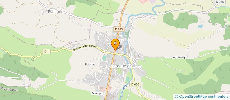 localisation de l'entreprise EURL TISSAGE TLD à LAROQUE-D'OLMES