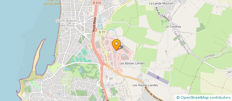 localisation de l'entreprise EURL TISSUS MARGOT à SAINT-BREVIN-LES-PINS