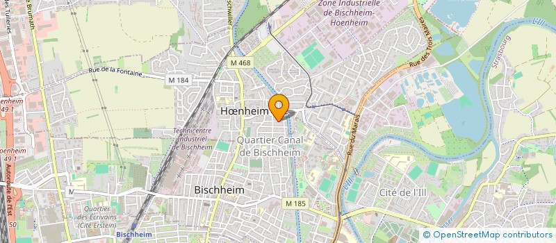 localisation de l'entreprise EURL TK PEINTURE  HNHEIM