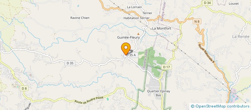 localisation de l'entreprise EURL TLS GEST COM-FI  RIVIERE-SALEE