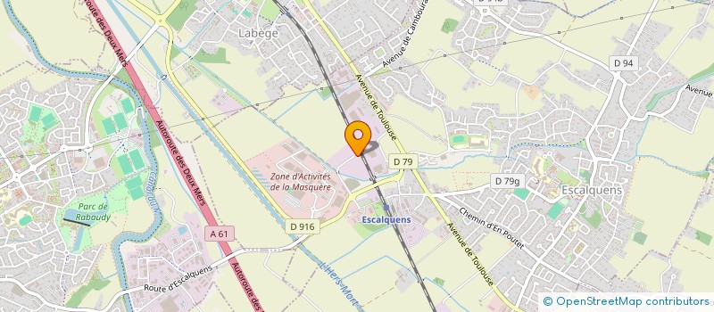 localisation de l'entreprise EURL TOFER HOLDING  ESCALQUENS