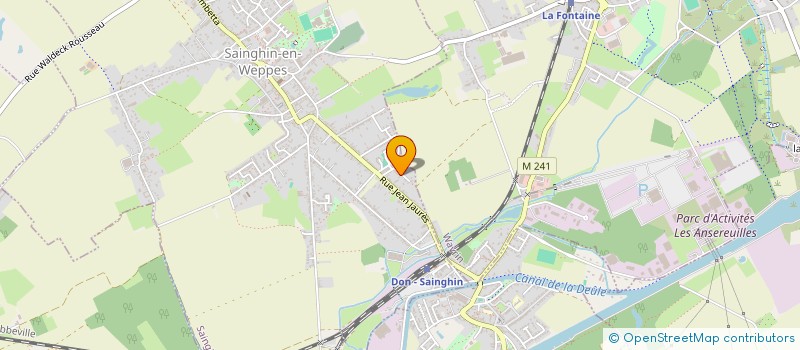 localisation de l'entreprise EURL TOIT DES WEPPES à SAINGHIN-EN-WEPPES