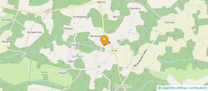 localisation de l'entreprise EURL TOIT-NET  SENDETS