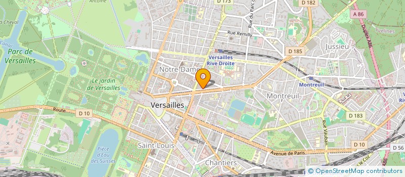 localisation de l'entreprise EURL TOM à VERSAILLES