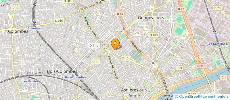 localisation de l'entreprise EURL TOM CAMILLE SERVICE  ASNIERES-SUR-SEINE