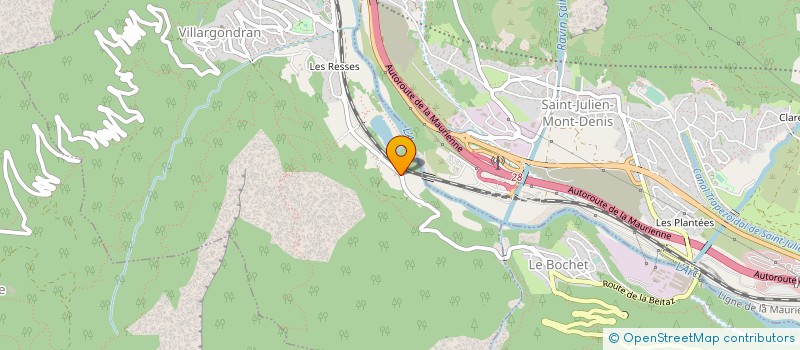 localisation de l'entreprise EURL TONY MANNO  VILLARGONDRAN