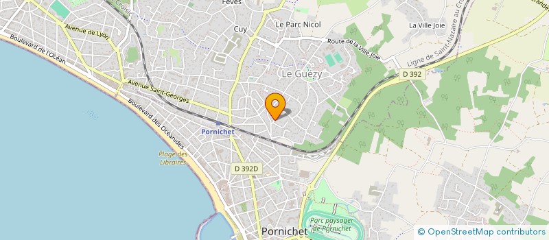 localisation de l'entreprise EURL TONY PRODHOMME  LA BAULE-ESCOUBLAC