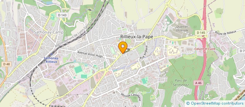 localisation de l'entreprise EURL TOPO M 3D à RILLIEUX-LA-PAPE