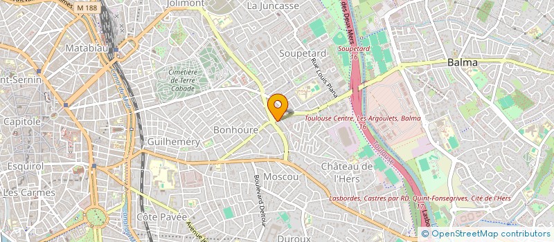 localisation de l'entreprise EURL TOTO à TOULOUSE