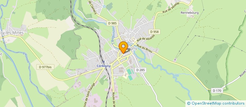localisation de l'entreprise EURL TOTO à CORBIGNY