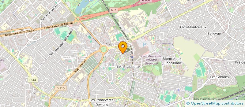 localisation de l'entreprise EURL TOURE à SEVRAN