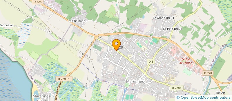 localisation de l'entreprise EURL TOURNEUR DA SILVA à MARENNES-HIERS-BROUAGE