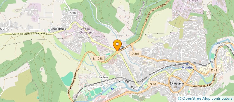 localisation de l'entreprise EURL TOUT A DOM  MENDE